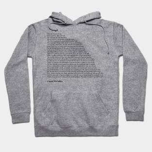 Carson McCullers Quotes Hoodie